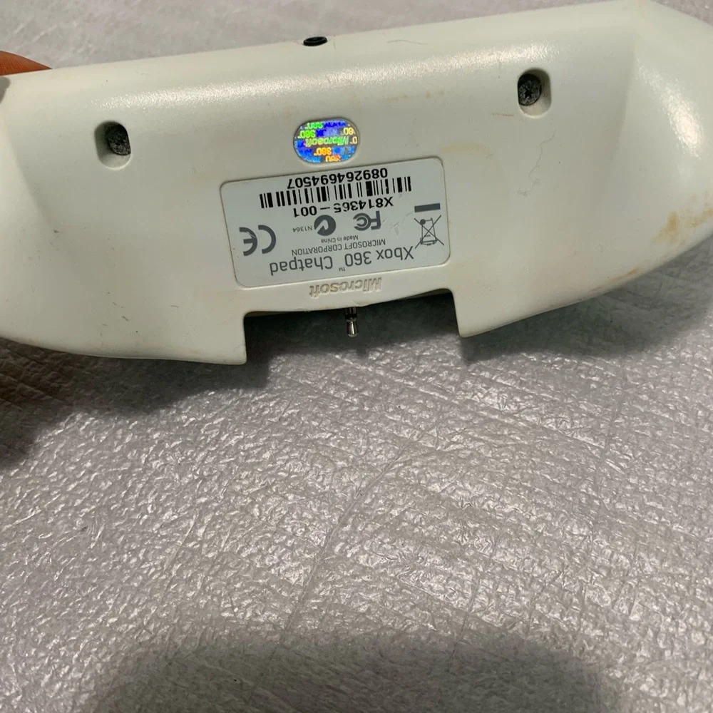 Microsoft XBOX 360 Chatpad Keyboard X814365-001 White OEM Genuine (FVS010062)
